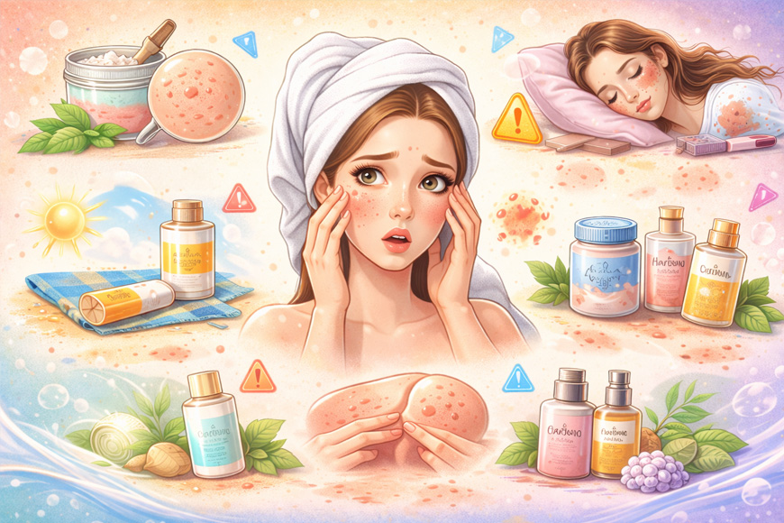 肌のツヤを台無しにしている一般的なスキンケアの誤り