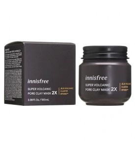 Innisfree Super Volcanic Pore Clay Mask - 2X - 100ml Innisfree Super Volcanic Pore Clay Mask - 2X - 100ml