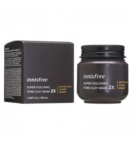 Innisfree Super Volcanic Pore Clay Mask - 2X - 100ml