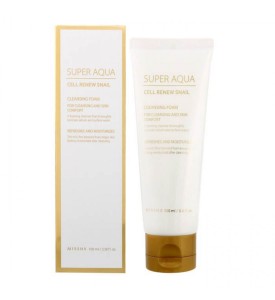 Missha Super Aqua Cell Renew Snail Cleansing Foam 100ml